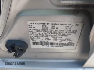 1998 Nissan Altima XE with VIN 1N4DL01D6WC244436, listed as a IAAI auction lot 42002866 with 173,633 mi miles and . Bid and sale history available at carsss.com. Image 9.