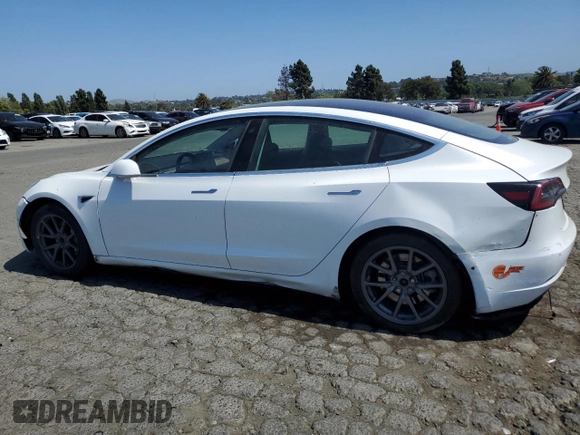 2019 Tesla Model 3 Mid Range with VIN 5YJ3E1EA3KF425125, listed as a Copart auction lot 56072995 with 105,345 mi miles and Salvage Title. Bid and sale history available at DreamBid. Image 2.