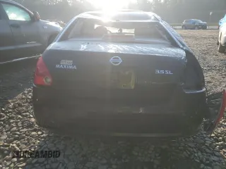 2008 Nissan Maxima 3.5 SE with VIN 1N4BA41E48C809136, listed as a Copart auction lot 72536734 with 0 mi miles and Salvage Title. Bid and sale history available at carsss.com. Image 6.