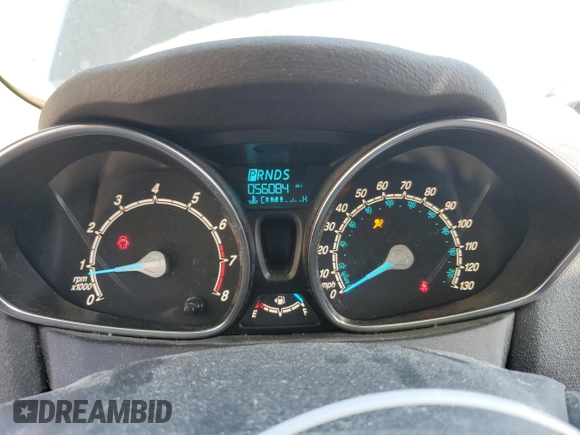 2019 Ford Fiesta SE with VIN 3FADP4EJXKM120349, listed as a Copart auction lot 54972535 with 56,084 mi miles and Salvage Title. Bid and sale history available at DreamBid. Image 9.