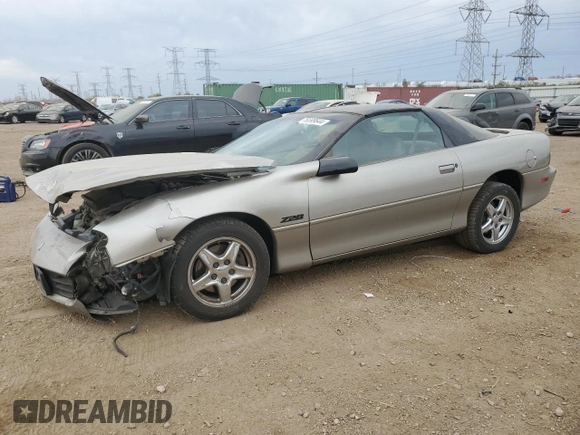 1999 Chevrolet Camaro Z28 z VIN 2G1FP22G2X2136787, wystawiony jako Copart lot #76599644 z przebiegiem 47 740 mil mil oraz Szkoda całkowita • Salvage title. Historia ofert i sprzedaży dostępna na DreamBid. Obrazek 1.