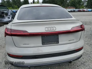 2021 Audi e-tron Sportback Premium Plus with VIN WA12AAGE3MB000740, listed as a Copart auction lot 61276315 with 51,527 mi miles and Salvage title. Bid and sale history available at DreamBid. Image 6.