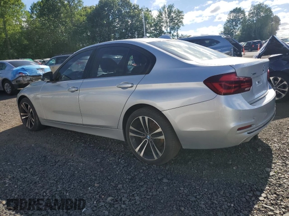 2018 BMW 3 Series 330i xDrive with VIN WBA8D9G50JNU67630, listed as a Copart auction lot 57558615 with 73,784 mi miles and Salvage title. Bid and sale history available at DreamBid. Image 2.