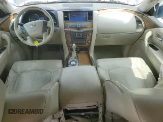2013 Infiniti QX56 with VIN JN8AZ2NF3D9550754, listed as a Copart auction lot 54130675 with 202,669 mi miles and Salvage title. Bid and sale history available at DreamBid. Image 8.