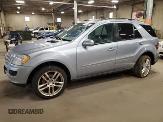 2008 Mercedes-Benz M 350 with VIN 4JGBB86EX8A348913, listed as a Copart auction lot 53666545 with 81,039 mi miles and Salvage Title. Bid and sale history available at DreamBid. Image 1.