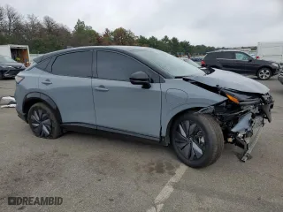 2023 Nissan ARIYA PLATINUM+ with VIN JN1DF0CD1PM710562, listed as a Copart auction lot 61869674 with 2,814 mi miles and Salvage Title. Bid and sale history available at carsss.com. Image 4.
