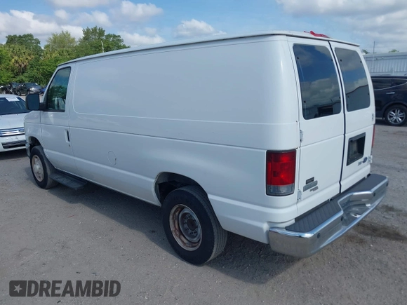 2009 Ford Econoline Cargo Commercial with VIN 1FTNE14W29DA58533, listed as a IAAI auction lot 42083708 with 42,235 mi miles and . Bid and sale history available at DreamBid. Image 3.