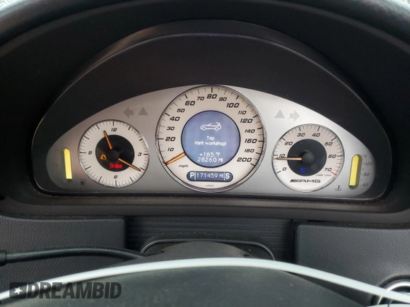 2005 Mercedes-Benz CLK-Class AMG with VIN WDBTK76G25T038189, listed as a Copart auction lot 82471484 with 171,459 mi miles and Clean Title. Bid and sale history available at carsss.com. Image 9.