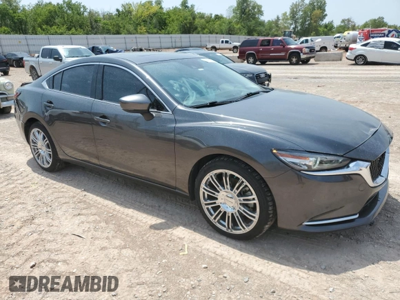 2019 Mazda 6 Grand Touring Reserve with VIN JM1GL1WY6K1501562, listed as a Copart auction lot 65898284 with 44,466 mi miles and Salvage Title. Bid and sale history available at DreamBid. Image 4.