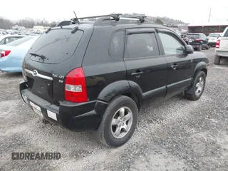 2007 Hyundai Tucson SE with VIN KM8JN72D67U501956, listed as a IAAI auction lot 41513205 with 165,071 mi miles and . Bid and sale history available at DreamBid. Image 4.