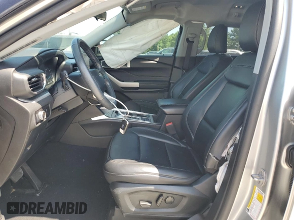2023 Ford Explorer XLT with VIN 1FMSK7DH6PGA48191, listed as a Copart auction lot 62588395 with 24,383 mi miles and Salvage title. Bid and sale history available at DreamBid. Image 7.