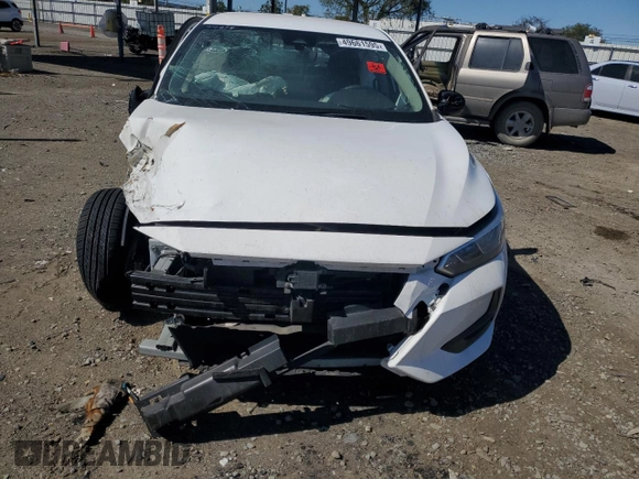 2022 Nissan Sentra SV with VIN 3N1AB8CV5NY312108, listed as a Copart auction lot 49661595 with Not Provided miles and Salvage Title. Bid and sale history available at carsss.com. Image 5.