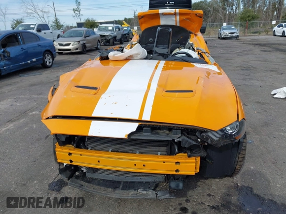 2019 Ford Mustang GT with VIN 1FA6P8CF2K5132015, listed as a IAAI auction lot 41320152 with 21,998 mi miles. Bid and sale history available at carsss.com. Image 11.