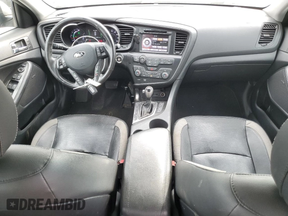 2013 Kia Optima Hybrid LX with VIN KNAGM4AD9D5040384, listed as a Copart auction lot 76238824 with 187,281 mi miles and Salvage Title. Bid and sale history available at carsss.com. Image 8.