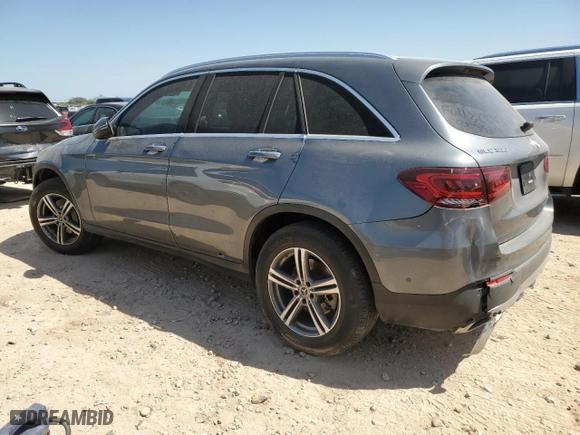 2021 Mercedes-Benz GLC with VIN W1N0G8DB5MV264533, listed as a Copart auction lot 52775905 with 56,384 mi miles and Salvage Title. Bid and sale history available at carsss.com. Image 2.