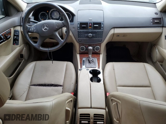 2009 Mercedes-Benz C-Class 3.0L Sport with VIN WDDGF81X79R065109, listed as a Copart auction lot 79360174 with 198,211 mi miles and Non Repairable. Bid and sale history available at carsss.com. Image 8.