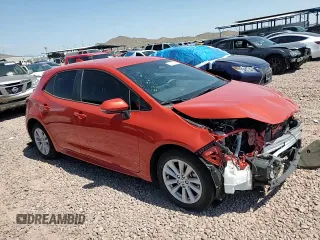 2023 Toyota Corolla Hatchback SE with VIN JTND4MBE5P3214007, listed as a Copart auction lot 70219754 with 13,973 mi miles and Salvage Title. Bid and sale history available at carsss.com. Image 10.