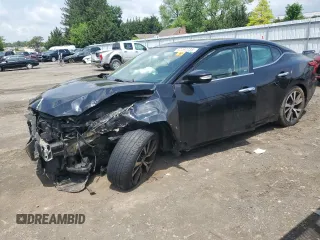 2017 Nissan Maxima SV z VIN 1N4AA6AP4HC368746, wystawiony jako Copart lot #57297735 z przebiegiem 237 037 mil mil oraz Szkoda całkowita • Salvage title. Historia ofert i sprzedaży dostępna na DreamBid. Obrazek 1.