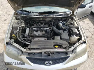2003 Mazda Protege DX with VIN JM1BJ225X30107443, listed as a Copart auction lot 54777625 with 283,760 mi miles and Clean Title. Bid and sale history available at DreamBid. Image 11.