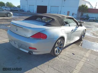 2006 BMW 6 Series 650Ci with VIN WBAEK13446CN77929, listed as a IAAI auction lot 41853425 with 133,515 mi miles. Bid and sale history available at carsss.com. Image 4.