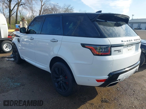 2022 Land Rover Range Rover Sport HST with VIN SALWS2RUXNA207365, listed as a IAAI auction lot 41952079 with 36,797 mi miles and . Bid and sale history available at DreamBid. Image 3.
