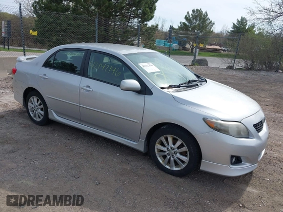 2010 Toyota Corolla with VIN 2T1BU4EE6AC251587, listed as a IAAI auction lot 42142196 with 184,153 mi miles and . Bid and sale history available at carsss.com. Image 1.