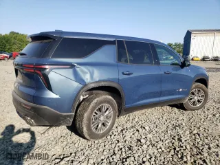 2024 Chevrolet Traverse FWD LS with VIN 1GNEREKS1RJ147529, listed as a Copart auction lot 66919574 with 1,855 mi miles and Salvage Title. Bid and sale history available at carsss.com. Image 3.