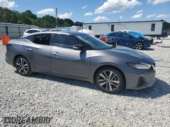 2021 Nissan Maxima SV with VIN 1N4AA6CV1MC511111, listed as a Copart auction lot 58222325 with 29,423 mi miles and Salvage title. Bid and sale history available at DreamBid. Image 4.