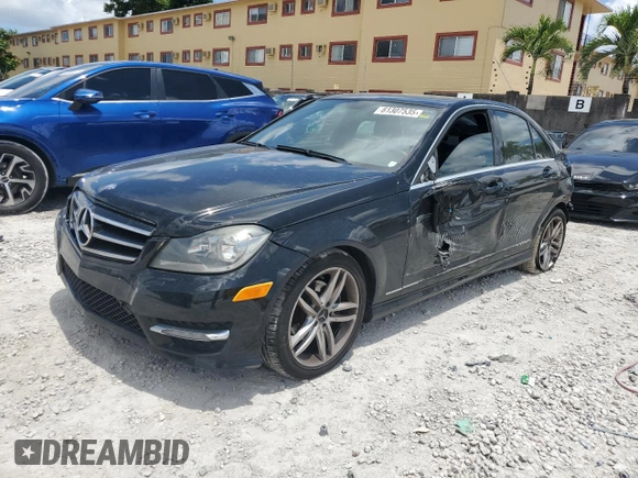 2012 Mercedes-Benz C 300 Sport with VIN WDDGF8BB7CR200079, listed as a Copart auction lot 61307535 with 131,500 mi miles and Clean title. Bid and sale history available at DreamBid. Image 1.