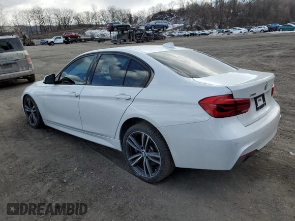 2017 BMW 3 Series 340i xDrive with VIN WBA8B7C34HA190285, listed as a Copart auction lot 42045855 with 60,509 mi miles and Salvage Title. Bid and sale history available at carsss.com. Image 2.