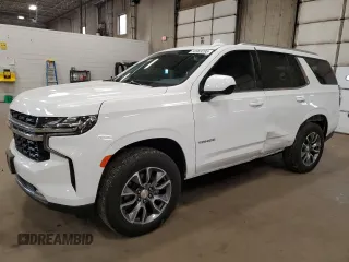 2023 Chevrolet Tahoe LS z VIN 1GNSKMKD6PR488331, wystawiony jako Copart lot #50963285 z przebiegiem 15 920 mil mil oraz Szkoda całkowita • Salvage title. Historia ofert i sprzedaży dostępna na DreamBid. Obrazek 1.
