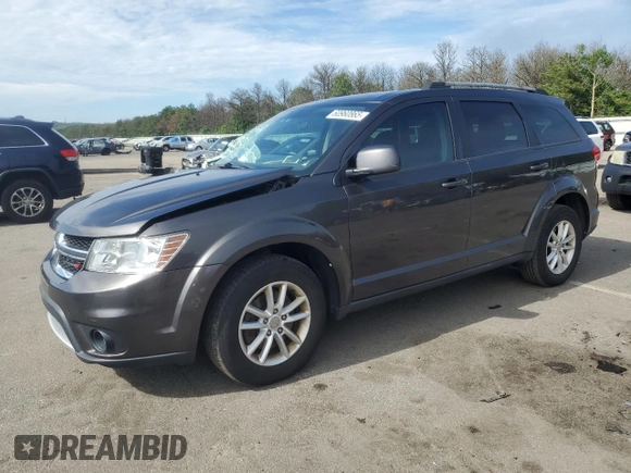 2017 Dodge Journey SXT with VIN 3C4PDDBG7HT592595, listed as a Copart auction lot 60960865 with 116,219 mi miles and Salvage title. Bid and sale history available at DreamBid. Image 1.