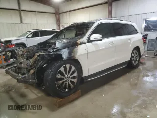 2018 Mercedes-Benz GLS 450 z VIN 4JGDF6EE1JB048650, wystawiony jako Copart lot #83430244 z przebiegiem Nie podano mil oraz Nie do naprawy. Historia ofert i sprzedaży dostępna na DreamBid. Obrazek 1.