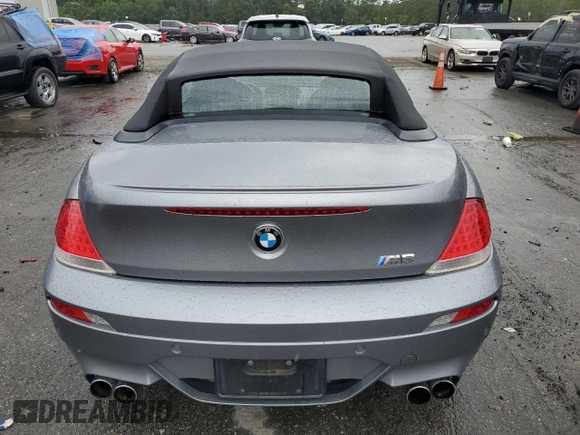 2007 BMW 6 Series M6 z VIN WBSEK93537CS32914, wystawiony jako Copart lot #59816795 z przebiegiem 82 046 mil mil oraz Czysty tytuł • Clean title. Historia ofert i sprzedaży dostępna na DreamBid. Obrazek 6.