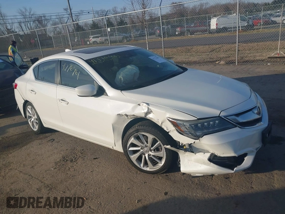 2016 Acura ILX w/Premium Pkg with VIN 19UDE2F77GA014390, listed as a IAAI auction lot 41776461 with 63,237 mi miles. Bid and sale history available at carsss.com. Image 1.