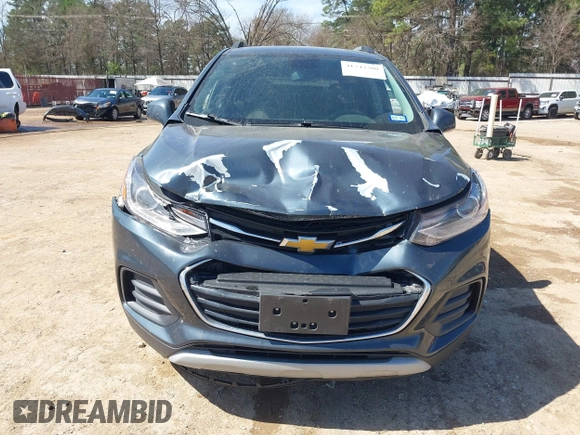 2021 Chevrolet Trax LT with VIN KL7CJPSB3MB323158, listed as a IAAI auction lot 41743200 with 91,229 mi miles. Bid and sale history available at carsss.com. Image 6.