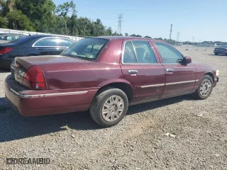 2006 Mercury Grand Marquis GS with VIN 2MEFM74W56X618445, listed as a Copart auction lot 72510554 with 0 mi miles and Non Repairable. Bid and sale history available at carsss.com. Image 3.