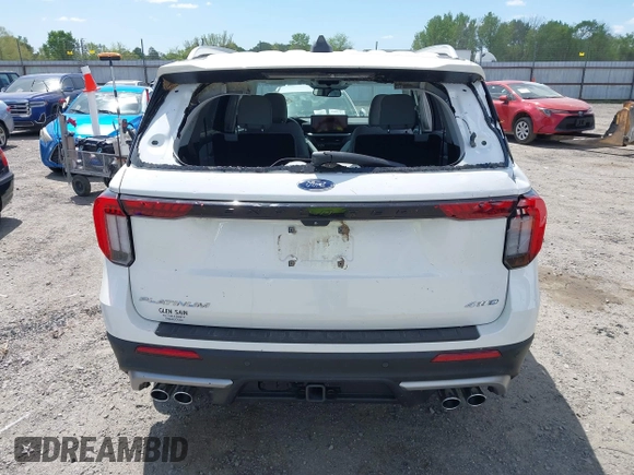 2025 Ford Explorer Platinum z VIN 1FMWK8HC0SGA53398, wystawiony jako IAAI lot #41999876 z przebiegiem 3 319 mil mil oraz . Historia ofert i sprzedaży dostępna na DreamBid. Obrazek 13.