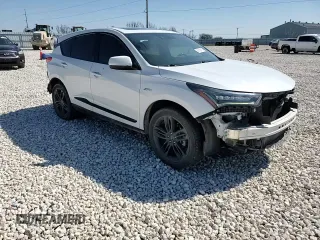 2022 Acura RDX w/A-Spec Package with VIN 5J8TC1H63NL005607, listed as a Copart auction lot 46160615 with 43,821 mi miles and Salvage Title. Bid and sale history available at carsss.com. Image 12.
