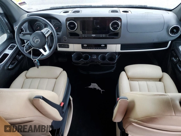 2024 Mercedes-Benz Sprinter with VIN W1X4EBVY0NP494288, listed as a Copart auction lot 74708304 with Not Provided miles and Salvage Title. Bid and sale history available at DreamBid. Image 8.