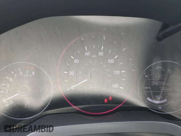 2021 Honda HR-V LX with VIN 3CZRU5H30MM710942, listed as a Copart auction lot 65116795 with 42,058 mi miles and Salvage title. Bid and sale history available at DreamBid. Image 9.
