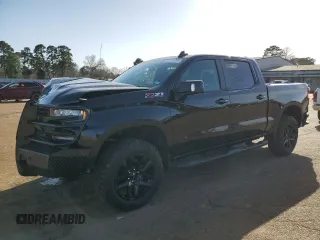 2022 Chevrolet Silverado 1500 LT Trail Boss with VIN 1GCPYFEL7NZ220493, listed as a Copart auction lot 47738795 with 38,194 mi miles and Salvage Title. Bid and sale history available at DreamBid. Image 1.