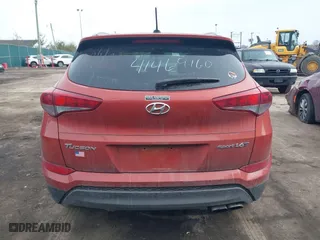 2016 Hyundai Tucson Sport with VIN KM8J33A26GU056164, listed as a IAAI auction lot 41469160 with 136,301 mi miles. Bid and sale history available at carsss.com. Image 16.