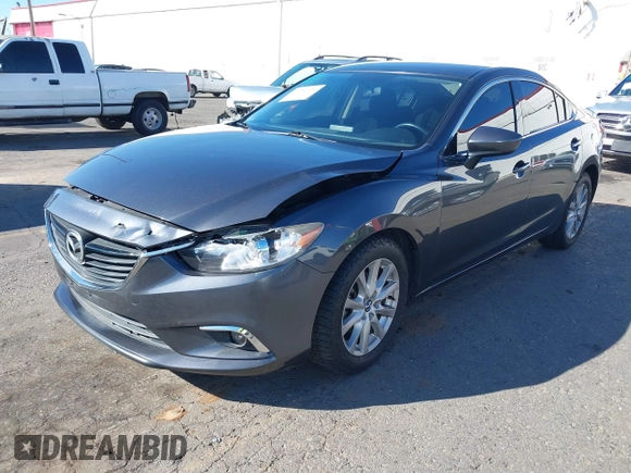 2016 Mazda 6 i Sport with VIN JM1GJ1U53G1400940, listed as a IAAI auction lot 41687400 with 77,737 mi miles and . Bid and sale history available at DreamBid. Image 17.