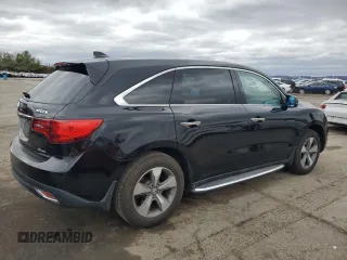 2015 Acura MDX with VIN 5FRYD4H28FB017710, listed as a Copart auction lot 48606695 with 97,143 mi miles and Salvage title. Bid and sale history available at DreamBid. Image 3.