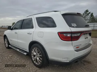 2015 Dodge Durango Citadel with VIN 1C4RDHEG8FC101066, listed as a Copart auction lot 83557464 with 117,792 mi miles and Clean title. Bid and sale history available at DreamBid. Image 2.
