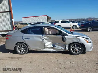 2013 Nissan Sentra SR with VIN 3N1AB7AP6DL673017, listed as a IAAI auction lot 41478201 with 144,884 mi miles. Bid and sale history available at carsss.com. Image 12.