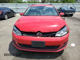 2017 Volkswagen Golf S with VIN 3VW017AU0HM532751, listed as a Copart auction lot 57826395 with 133,710 mi miles and Salvage title. Bid and sale history available at DreamBid. Image 5.