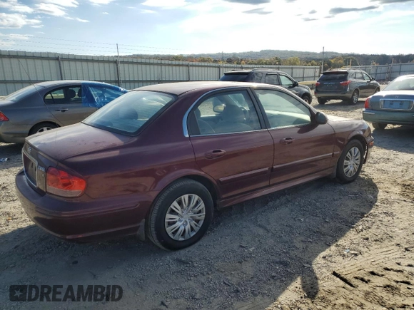 2003 Hyundai Sonata with VIN KMHWF25H03A903939, listed as a Copart auction lot 78962674 with 149,360 mi miles and Clean Title. Bid and sale history available at carsss.com. Image 3.