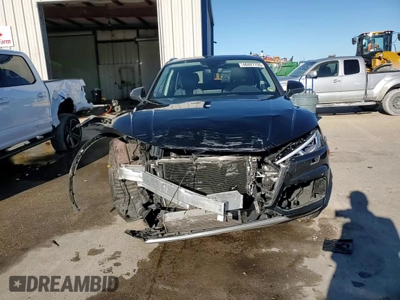 2018 Audi Q5 Premium Plus with VIN WA1BNAFY3J2073828, listed as a Copart auction lot 46827735 with Not Provided miles and Salvage Title. Bid and sale history available at DreamBid. Image 14.